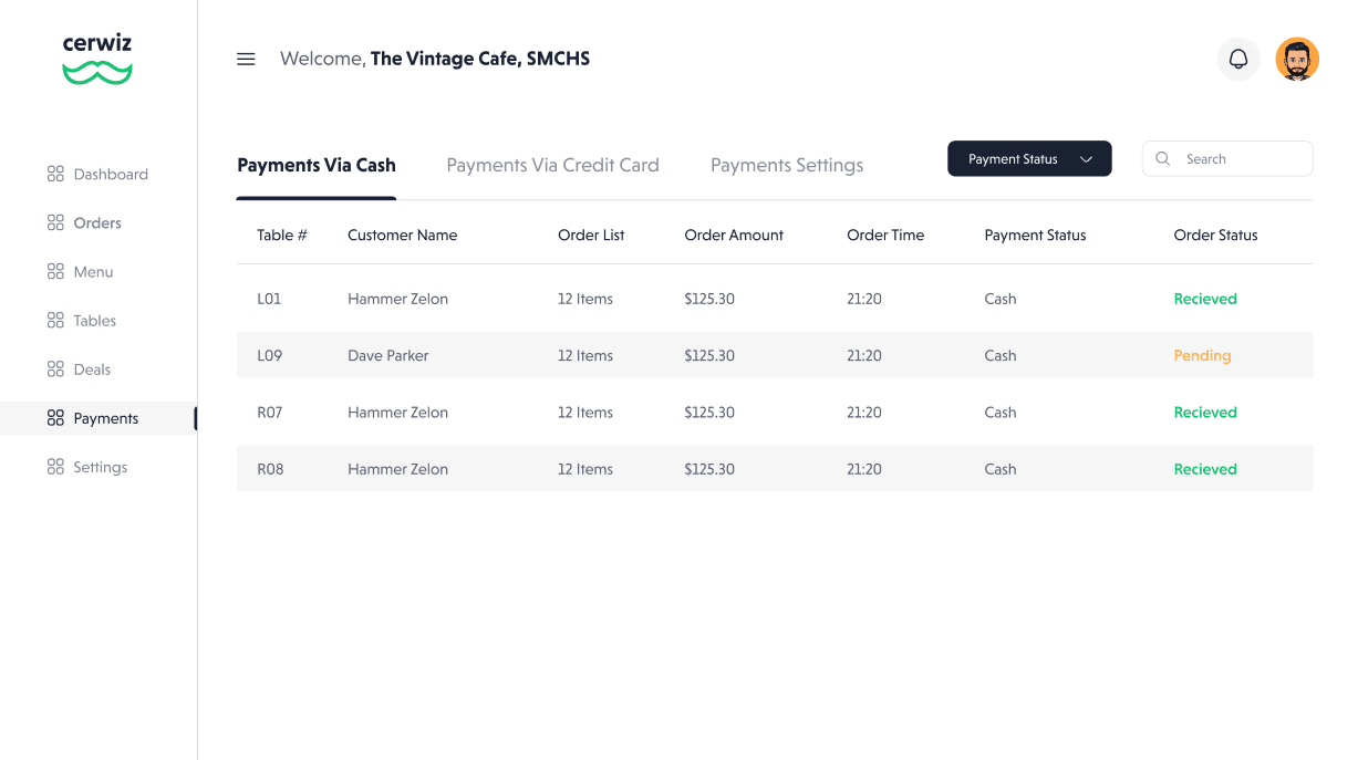 Payments