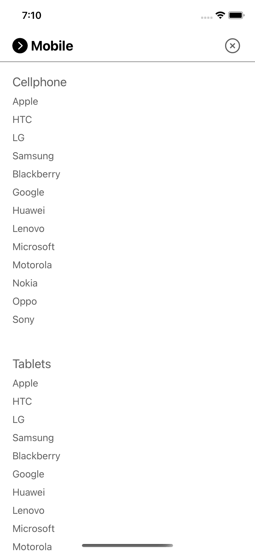 Categories
