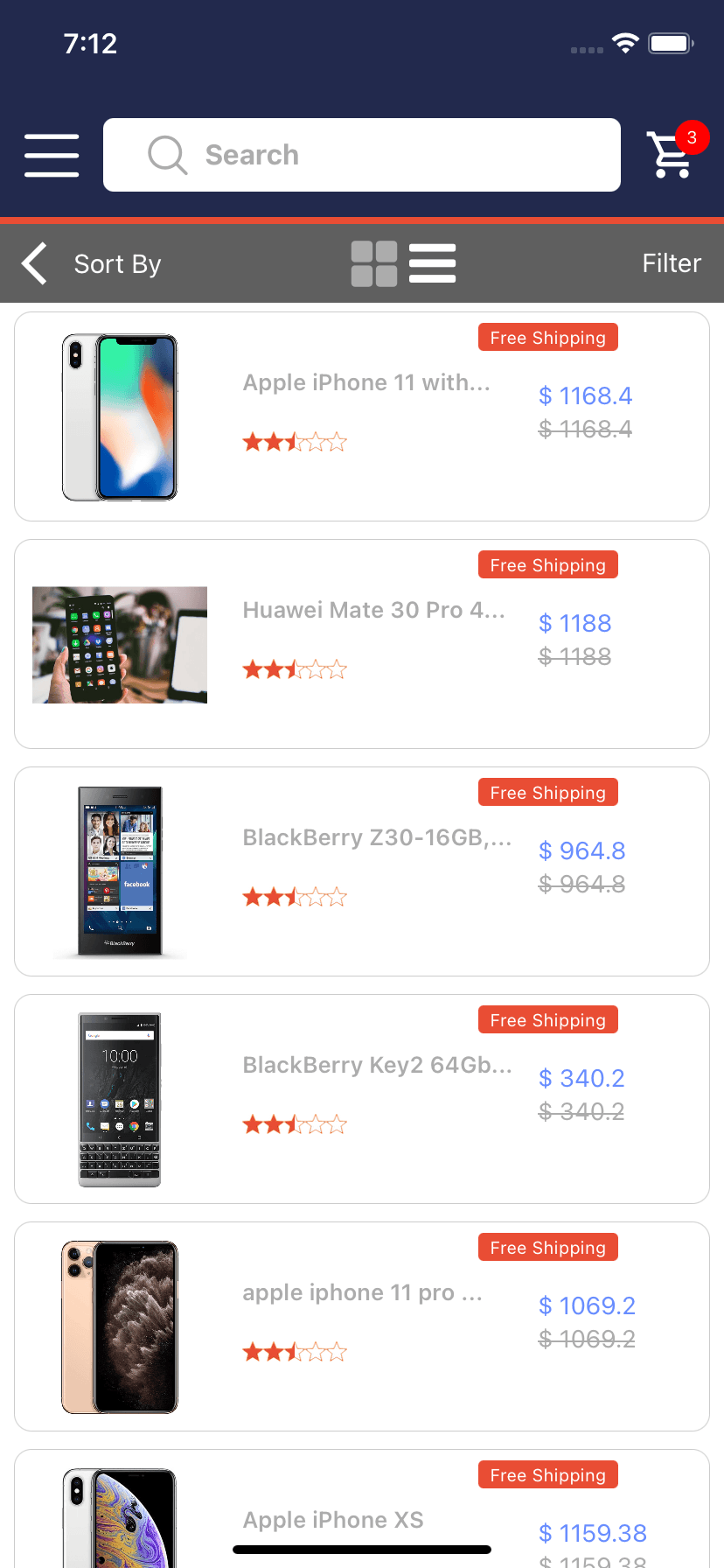 Product List