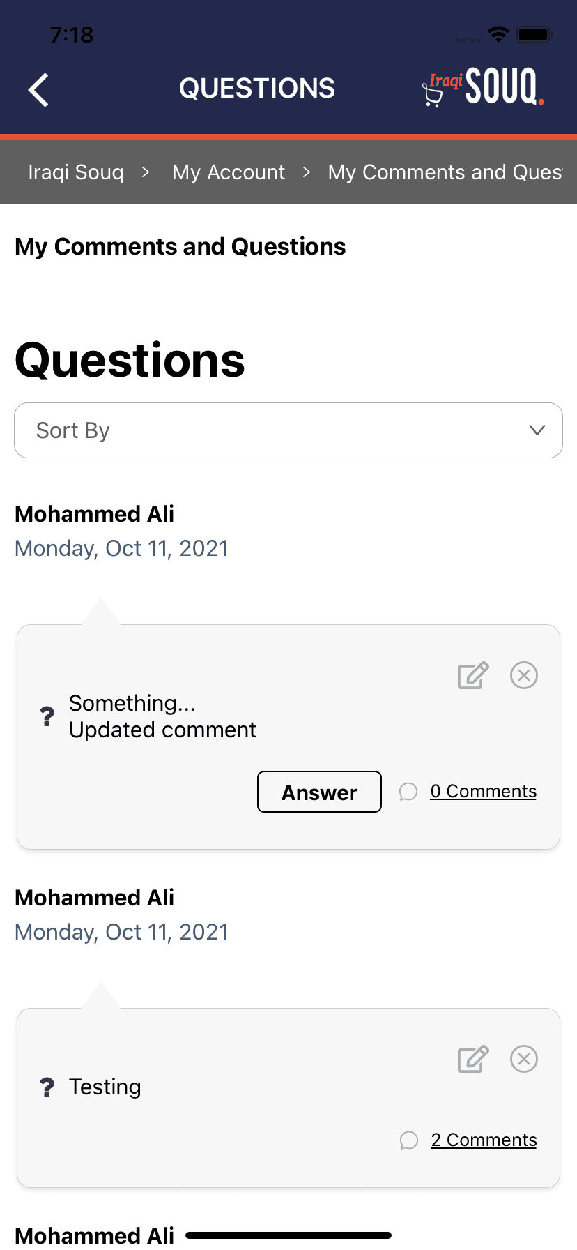 Commen and Qa