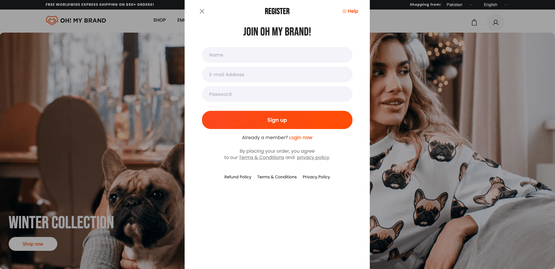Signup