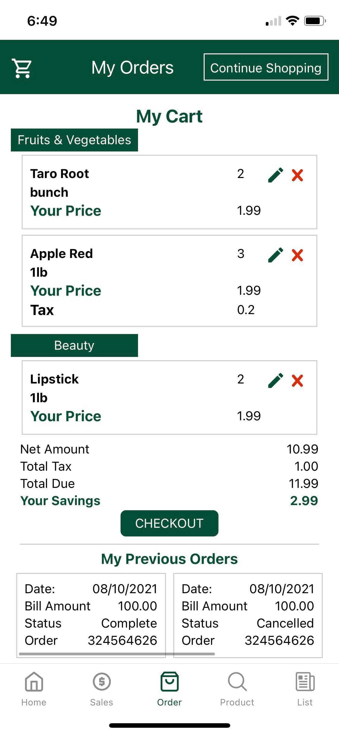 Order