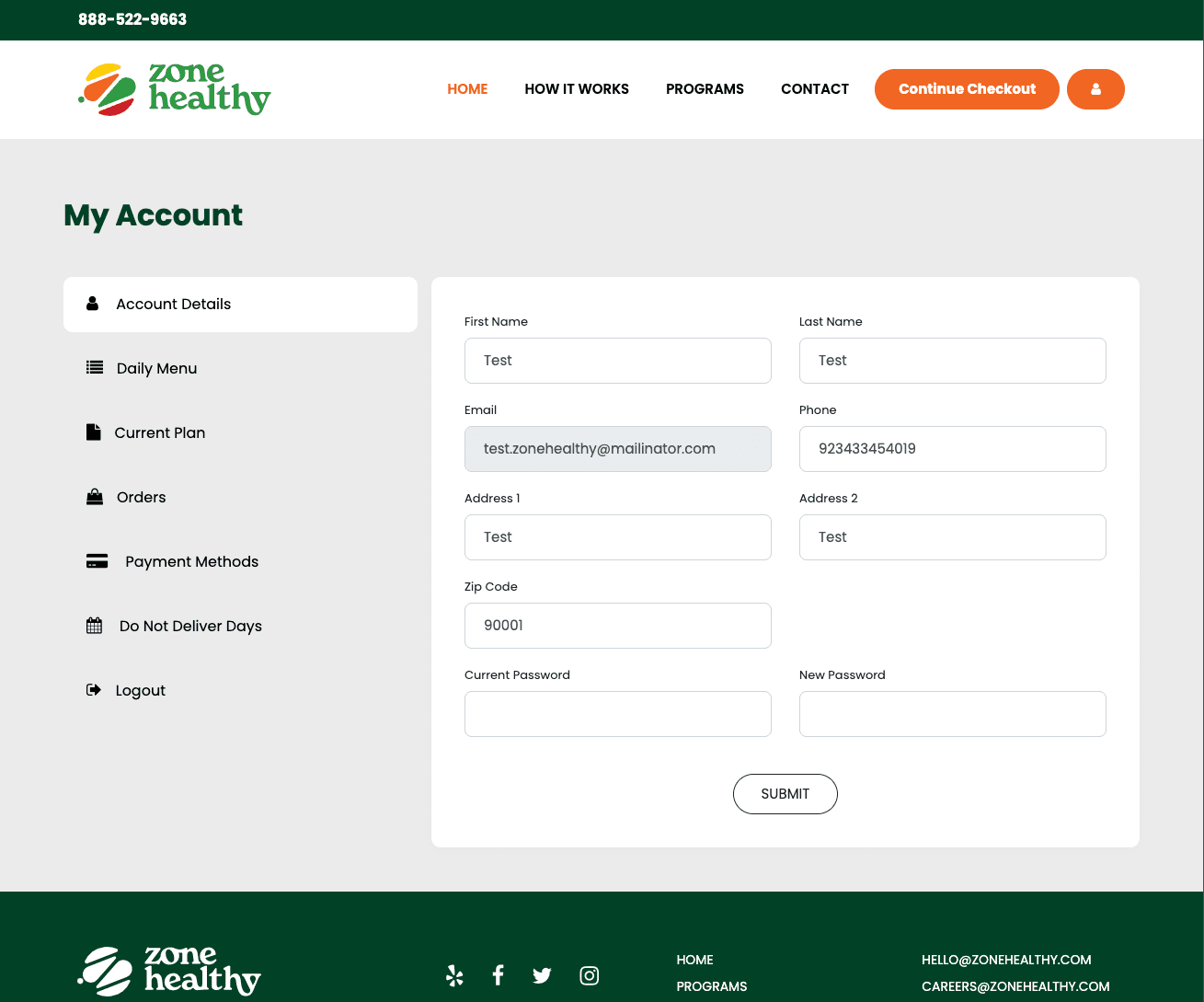 My Account