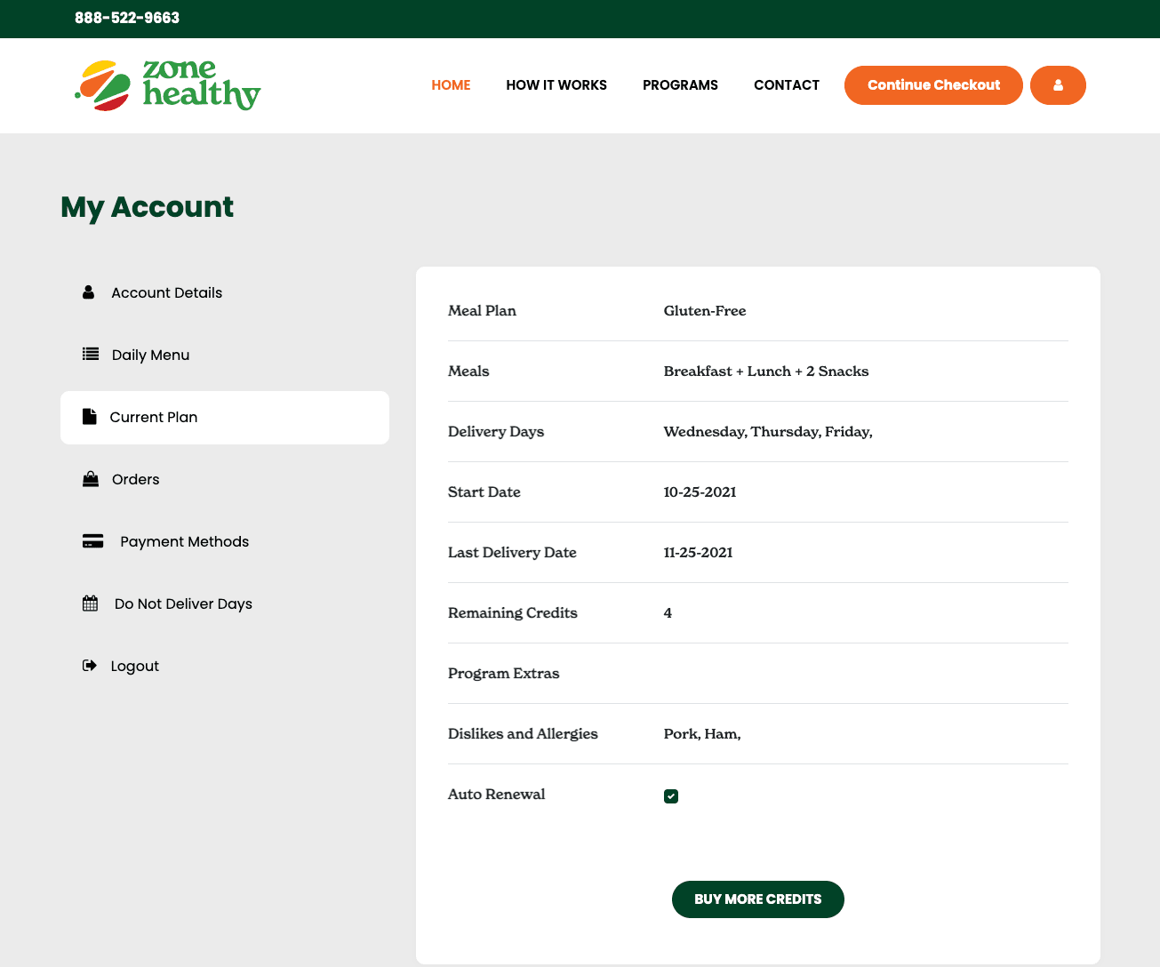 My Account