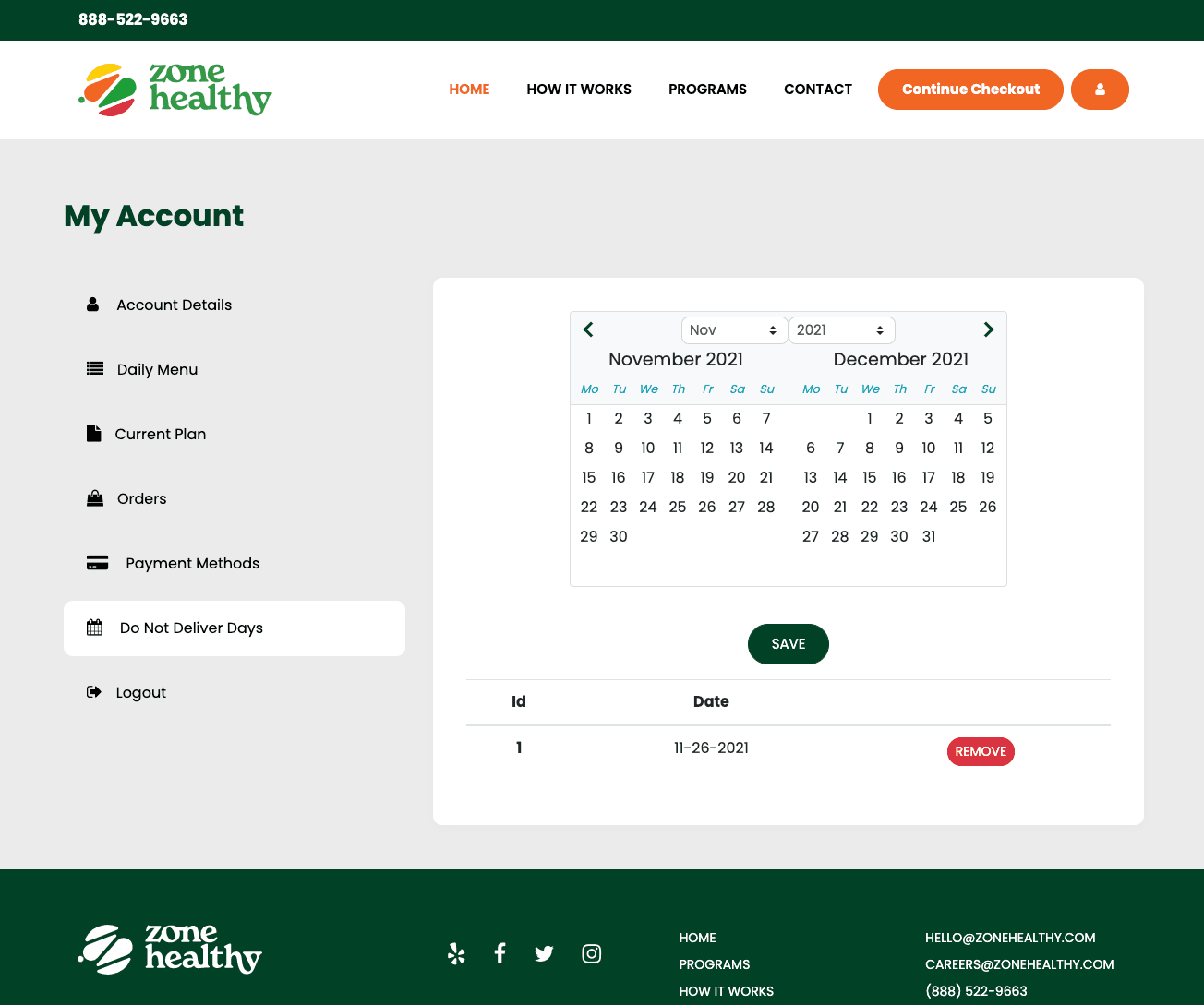 My Account